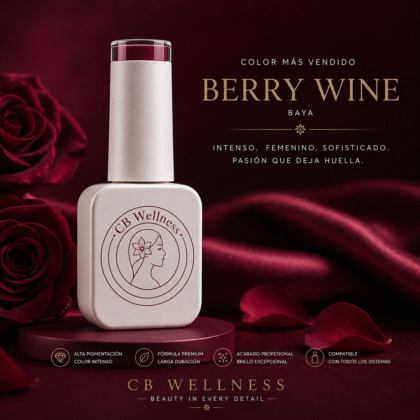CB Wellness | Esmaltes Semipermanentes | Colección Burdeos y Vino