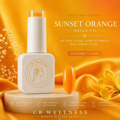 CB Wellness | Esmaltes Semipermanentes | Colección Amarillos y Naranjas