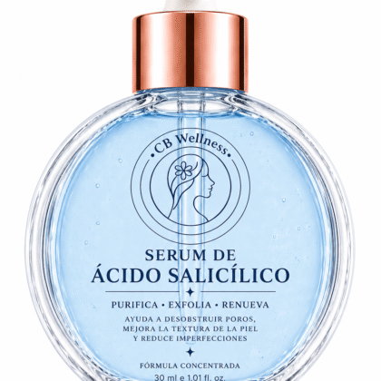 CB Wellness | Sérum de Ácido Salicílico Peeling Suave BHA para acné facial y axilas