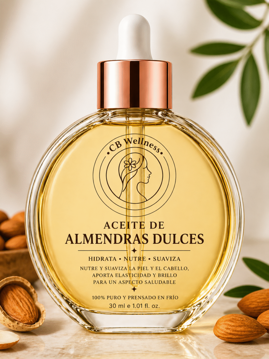 CB Wellness | Aceite de Almendras Dulces para estrías, sequedad y flacidez