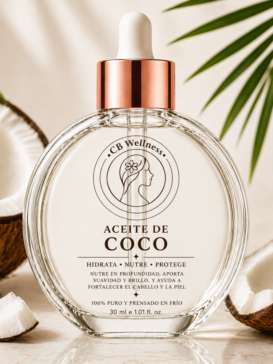CB Wellness | Aceite Hidratante de Coco para estrías, sequedad y flacidez