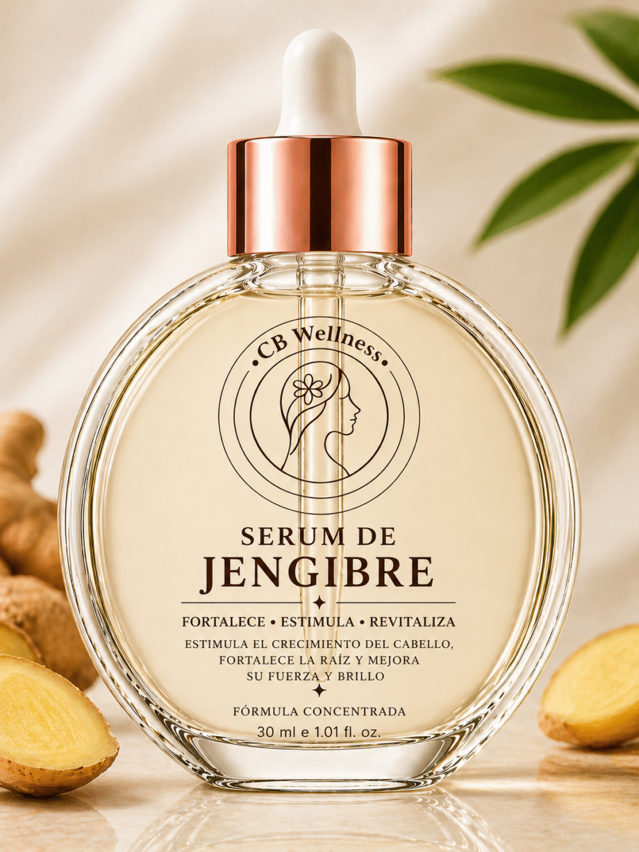 CB Wellness | Sérum de Jengibre para crecimiento capilar