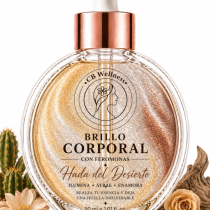 CB Wellness | Aceite Corporal con Iluminador y Feromonas | Hada del Desierto