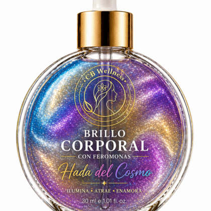CB Wellness | Aceite Corporal con Iluminador y Feromonas | Hada del Cosmos