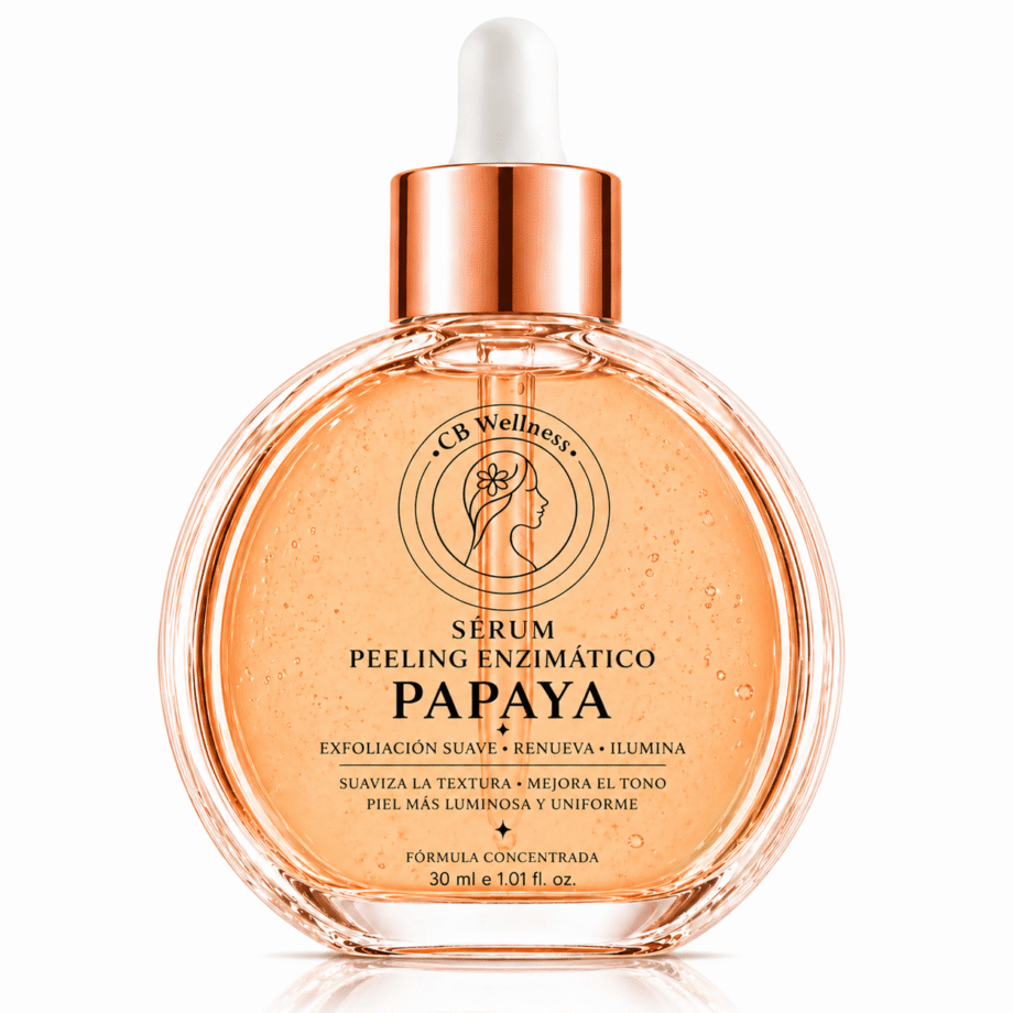 CB Wellness | Sérum de Ácido Enzimático de Papaya Peeling pieles sensibles