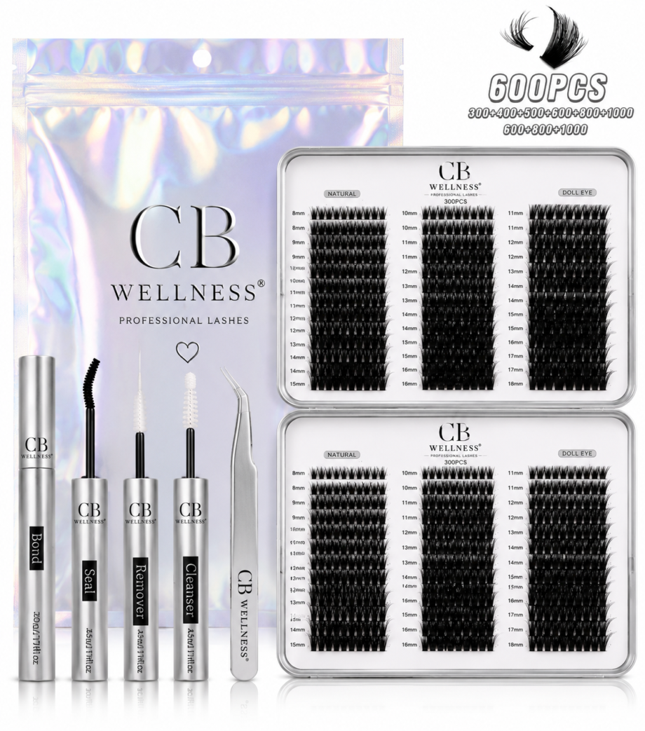 CB Wellness | Eyelashes Clusters Pestañas DIY en casa