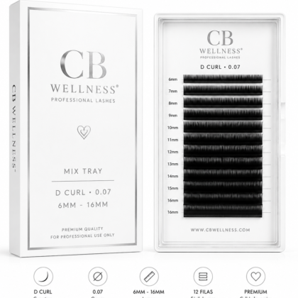 CB Wellness | Eyelashes Set Mix Tray 3D.D